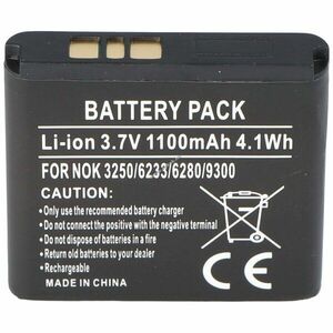 Helyettesítő akku Nokia N93 BP-6M mobiltelefon 3, 6V 600mAh Li-Ion kép