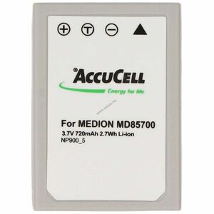 Helyettesítő akku Traveler Slimline XS7 NP-900 3, 7V 650-820mAh fényképezőgép Li-Ion kép