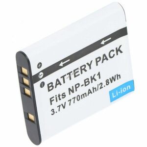 Helyettesítő akku Sony NP-BK1 3, 7V 770mAh fényképezőgép Li-Ion kép