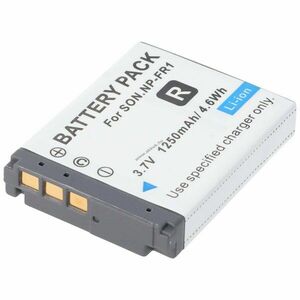 Helyettesítő akku Sony NP-FR1 3, 7V 1000-1250mAh fényképezőgép fekete Li-ion kép