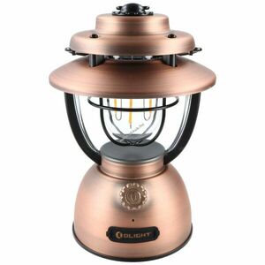 Olight Olantern Classic 2 Pro kempinglámpa 300lm 11200mAh USB-C powerbank IPX5 vintage réz kép