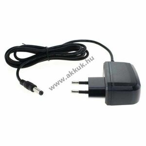 Hálózati adapter 100-240V 12V 600mA 5, 5x2, 1mm fekete kép