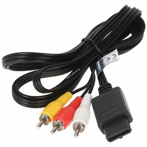 Videokábel kompatibilis Nintendo SNES Super Nintendo Super Famicom N64 GameCube kép
