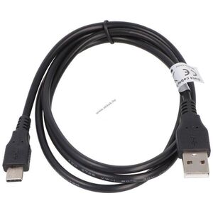 USB Type C (USB-C) - USB A (USB-A 2.0) adatkábel 1A 1, 0m fekete kép