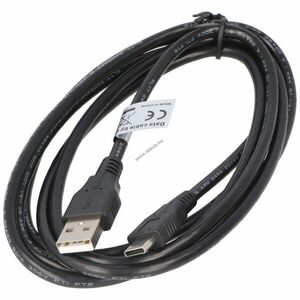 Adatkábel USB Type-C (USB-C) - USB-A 2.0 1, 8m fekete kép