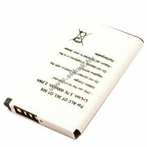 Helyettesítő akku Alcatel OT-708/505/363/320/303A/280 CAB30B4000C1 mobiltelefon 3, 7V 600mAh Li-Ion kép