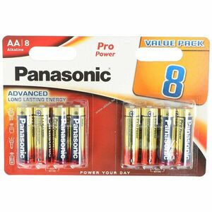 Panasonic PowerMax3 AA Mignon ceruza 8db/csomag hagyományos elem kép