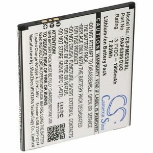 Helyettesítő akku Prestigio PAP5300DUO MultiPhone 5300 mobiltelefon 3, 7V 1900mAh Li-Ion kép