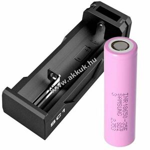 Samsung 18650 3, 7V 3500mAh akku Pard NV007A töltő fényképezőgép videokamera Li-ion kép