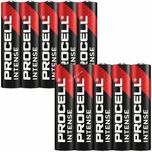 Duracell Procell Intense AAA (Micro) LR03 1, 5V 10db/csomag hagyományos elem alkáli kép