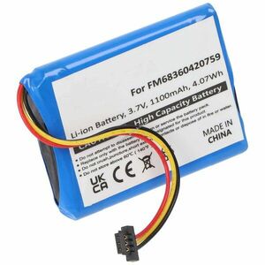 Helyettesítő akku TOMTOM XXL PRO 4000 900-1100mAh GPS és navigáció kép