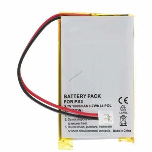 Helyettesítő akku Sony PS3 SIXAXIS vezeték nélküli LIS1359 LIP1359 3, 7V 1000mAh pda és mp3 kép