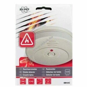 Helyettesítő elem Fotoelektromos füstérzékelő 85dB(A) 9V elemmel együtt fehér EN14604 VdS G207082 kép