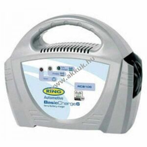 Ring Automotive BasicCharge6 12V 6A ólomsavas töltő manuális kikapcsolás kép