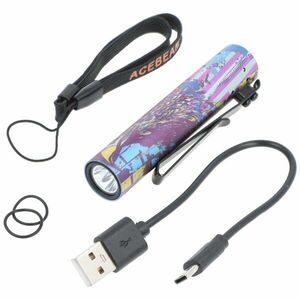 AceBeam Rider RX 2.0 zseblámpa 700lm 14500 akku anodizált titán Li-Ion kép