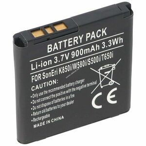 Helyettesítő akku Sony Ericsson BST-38 mobiltelefon 3, 7V 750-900mAh Li-Ion kép