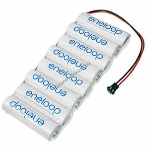 Panasonic eneloop Standard AA Mignon ceruza akku 9, 6V 2000mAh 8db/csomag NiMH kép