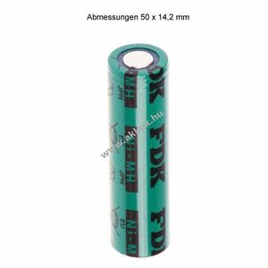 FDK (korábban Sanyo) HR-AAU AA Mignon ceruza akku 1, 2V 1650mAh NiMH kép