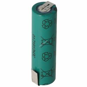 FDK (ehem. Sanyo) Flat Top AA Mignon ceruza akku 1, 2V 1650mAh forrfül Z-form NiMH kép