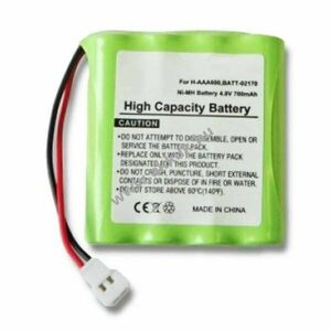 Helyettesítő akku bébiőr Philips A1507 SBC 468 SBC 468/91 H-AAA600 BATT-02170 4, 8V 700mAh NiMH kép