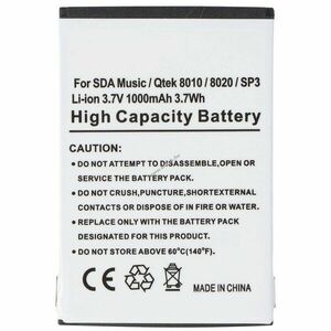 Helyettesítő akku PDA és MP3 Dopod 565 ST26 3, 6V 850-1050mAh Li-Ion kép