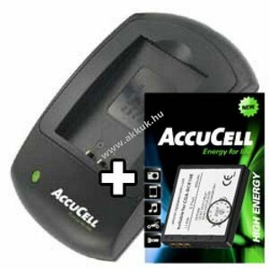 Helyettesítő akku és töltő Panasonic CGA-S008 fényképezőgép kép