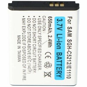 Helyettesítő akku Samsung C5212 E1110 AB553446BUCSTD mobiltelefon kép