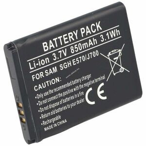 Helyettesítő akku Samsung SGH-E570 SGH-J700 AB503442BECSTD 3, 7V 600-850mAh mobiltelefon Li-Ion kép