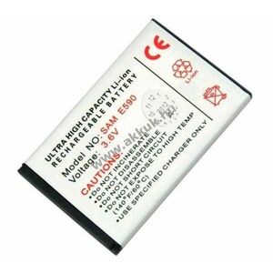 Helyettesítő akku Samsung SGH-E590 SGH-E598 SGH-E790 3, 7V 650-700mAh mobiltelefon Li-Ion kép