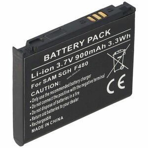 Helyettesítő akku mobiltelefon Samsung SGH-F480 AB553446CE 3, 7V 800-1000mAh Li-Ion kép