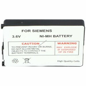 Helyettesítő akku Siemens Gigaset 4115 600mAh DECT telefon kép