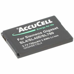 Helyettesítő akku Siemens Gigaset DECT telefon V30145-K1310K-X444 V30145-K1310-X445 kép