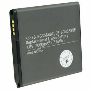 Helyettesítő akku Samsung Galaxy Core Prime SM-G360F EB-BG358BB 1800mAh mobiltelefon kép