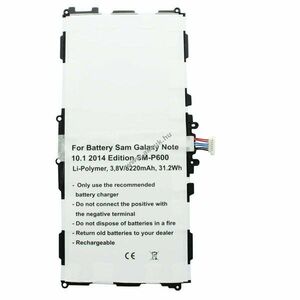 Helyettesítő akku Samsung Galaxy Note 10.1 2014 Edition SM-P600 T8220E mobiltelefon kép