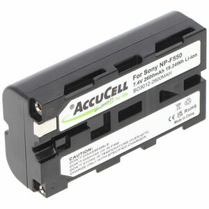 Helyettesítő akku Sony NP-F550 NPF530 NPF330 7, 4V 2600mAh fényképezőgép kép