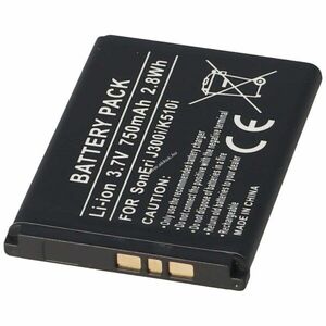 Helyettesítő akku mobiltelefon Sony BST-36 Z550i W200i K510i 3, 7V 750mAh Li-Ion kép
