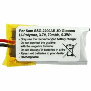 Helyettesítő akku Samsung BN81-04794A SSG-2200AR SP381223AB 3, 7V 70mAh Li-Polymer kép