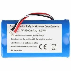 Helyettesítő akku Eufy SW18650 34M 2P SoloCam C210 kép