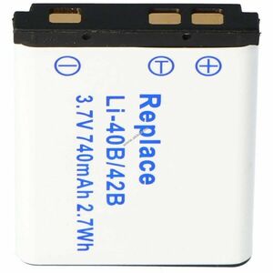 Helyettesítő akku Tevion SZ7 SZ8 3, 7V 700mAh fényképezőgép Li-Ion kép