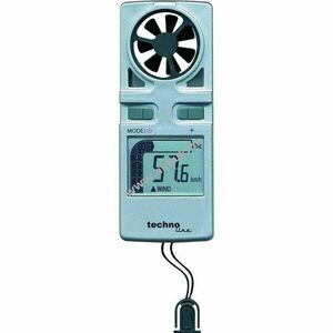 Technoline EA 3010 kézi szélmérő hőmérséklet- és szélerősség-kijelző 1xCR2032 tartozék kép