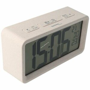 Technoline WQ 296 digitális kvarc ébresztő 70% búzaház 12/24h dátum/nap hőmérő 2 ébresztő kép