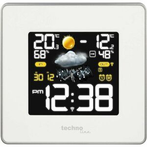 Technoline WS 6440 időjárás-állomás DCF-77 színes LED 2 ébresztő 3 külső adó kép