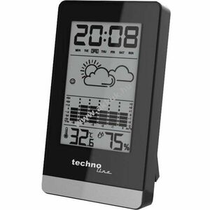 Technoline WS 9125 időjárás-állomás kvarcórával kép