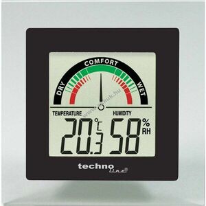 Technoline WS 9415 szobai klíma állomás hőmérséklet és páratartalom kijelző kép