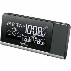 Technoline WT 539 rádióvezérelt ébresztőóra színes kijelző belső/külső hőmérséklet kép