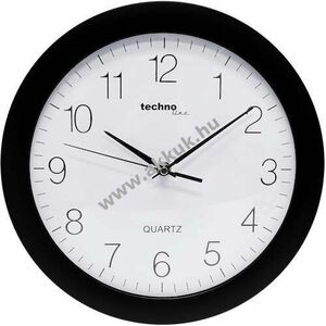 Technoline WT 7000 fekete kvarc falióra 30cm 1xAA Mignon ceruza LR06 elem nélkül kép