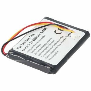Helyettesítő akku TomTom GPS navigáció One Europe Regional Rider 3, 7V 800-1200mAh Li-Ion kép