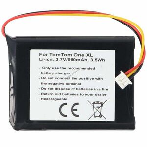 Helyettesítő akku TomTom One XL F724035958 TomTom Edinburgh F650010252 GPS és navigáció kép