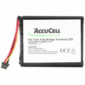 Helyettesítő akku TomTom Bridge UZ6 1CP515161HR GPS navigáció 3, 8V 2100mAh Li-Polymer kép
