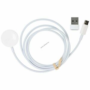 Töltőkábel Apple Watch Ultra 49mm Series 8/SE/7/6/5/4/3/2 USB-C 100cm fehér tablet kép